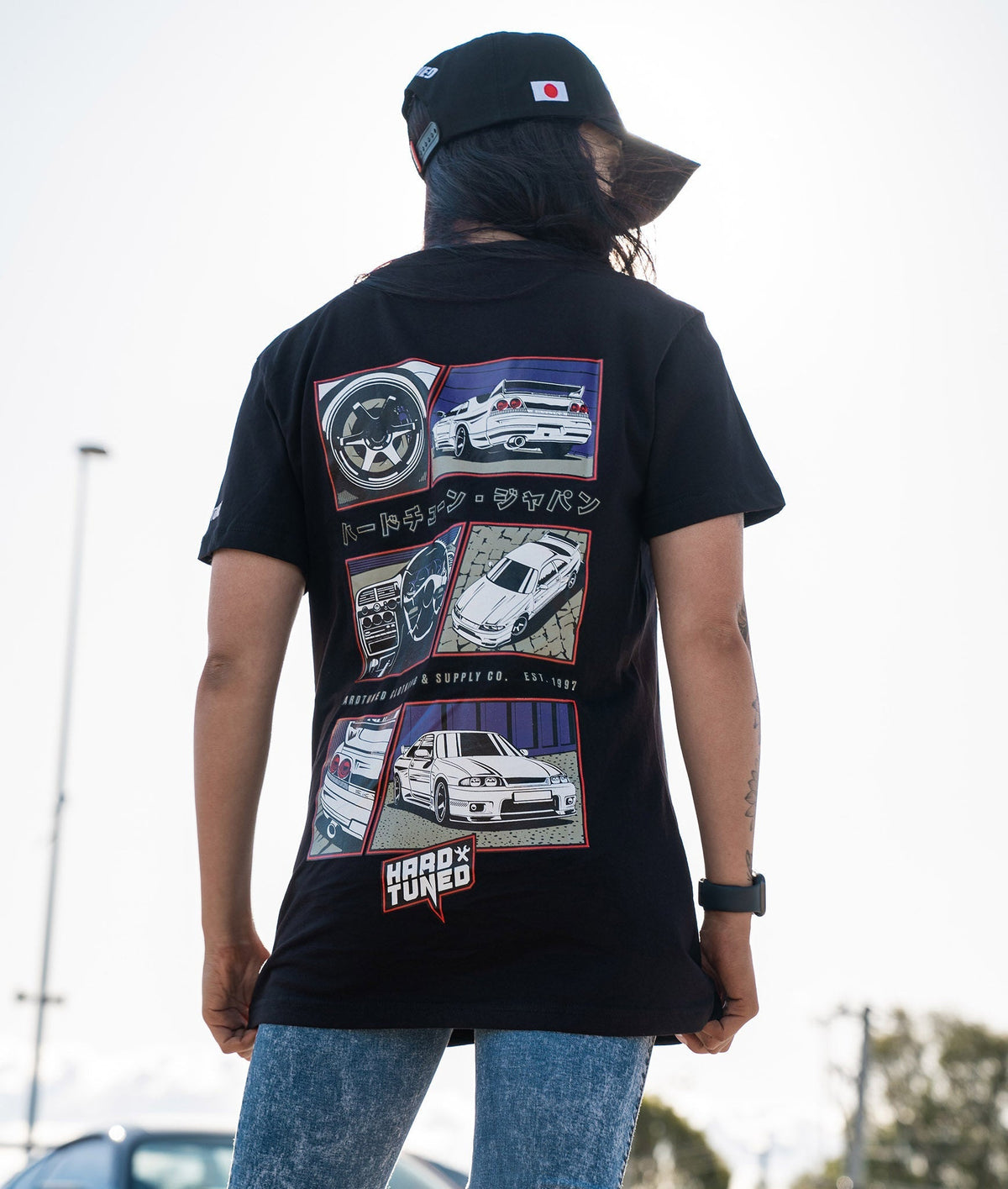 Nissan R33 GTR Fragment Womens Tee - Hardtuned