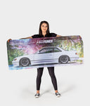 Nissan Silvia S13 Garage Flag - Hardtuned