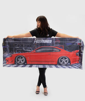Nissan Silvia S15 Garage Flag - Hardtuned