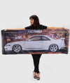 Nissan Skyline R33 GTR Garage Flag - Hardtuned