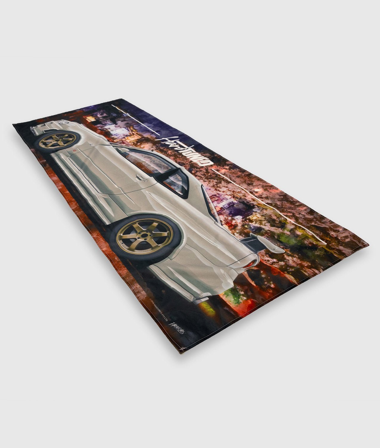 Nissan Skyline R34 GTR Garage Flag – Hardtuned