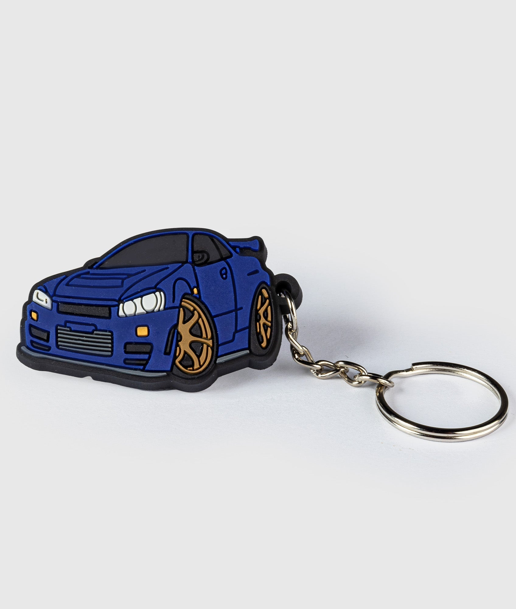 Nissan Skyline R34 GTR Rubber Keyring – Hardtuned