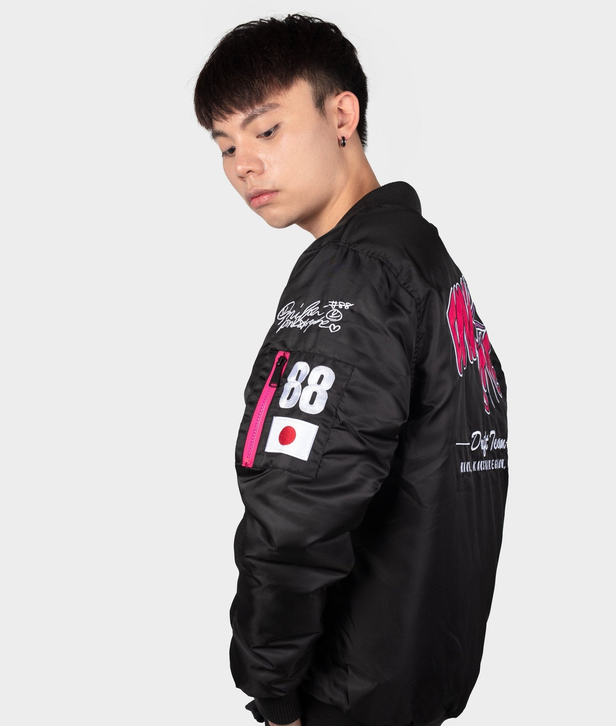 Pinkstyle - Drift Team Bomber Jacket - Hardtuned Pinkstyle - Drift Team Bomber Jacket - Hardtuned