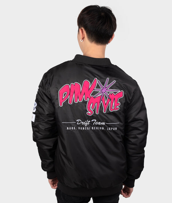 Pinkstyle - Drift Team Bomber Jacket