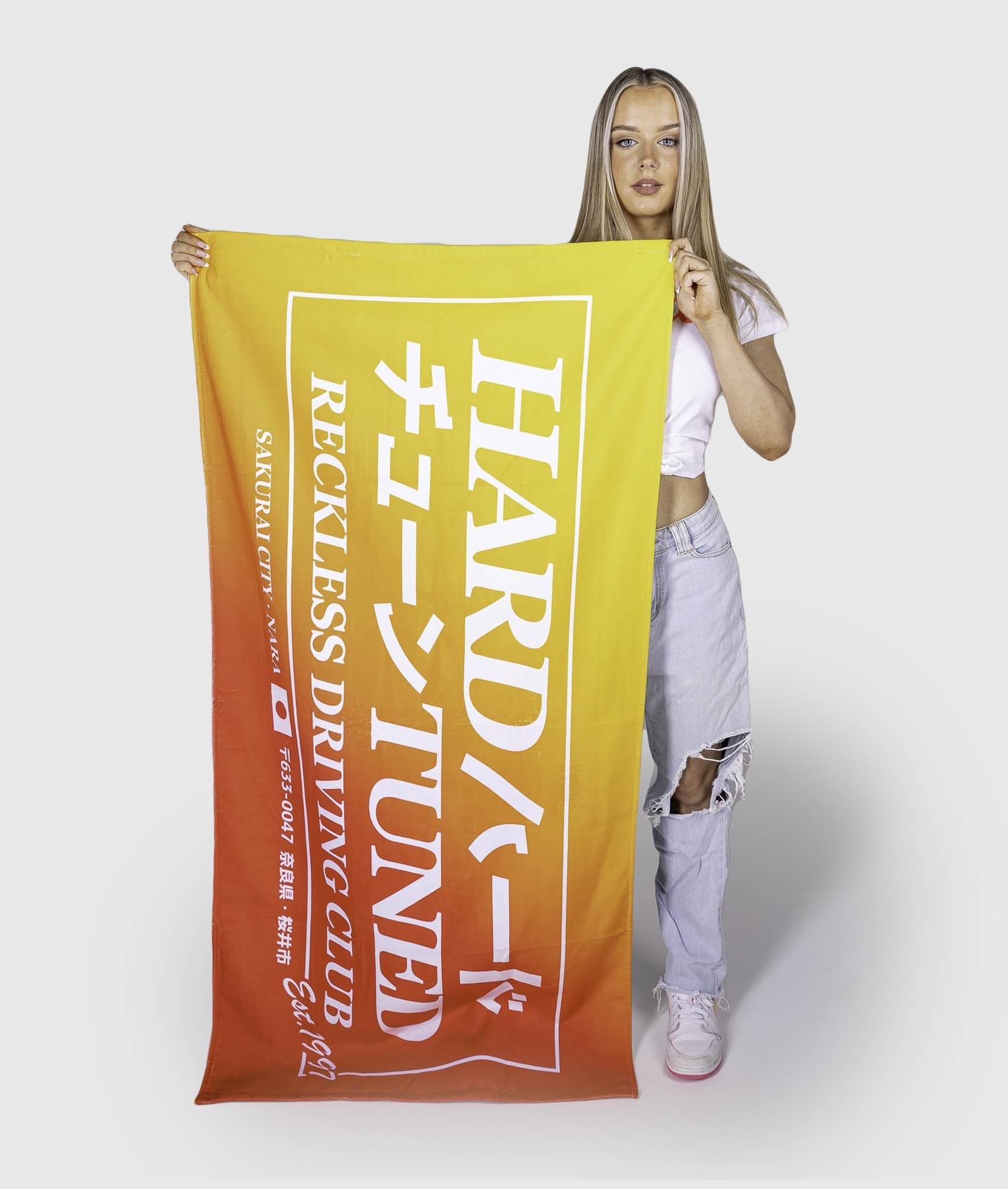 Reckless Driving Club Beach Towel - Hardtuned