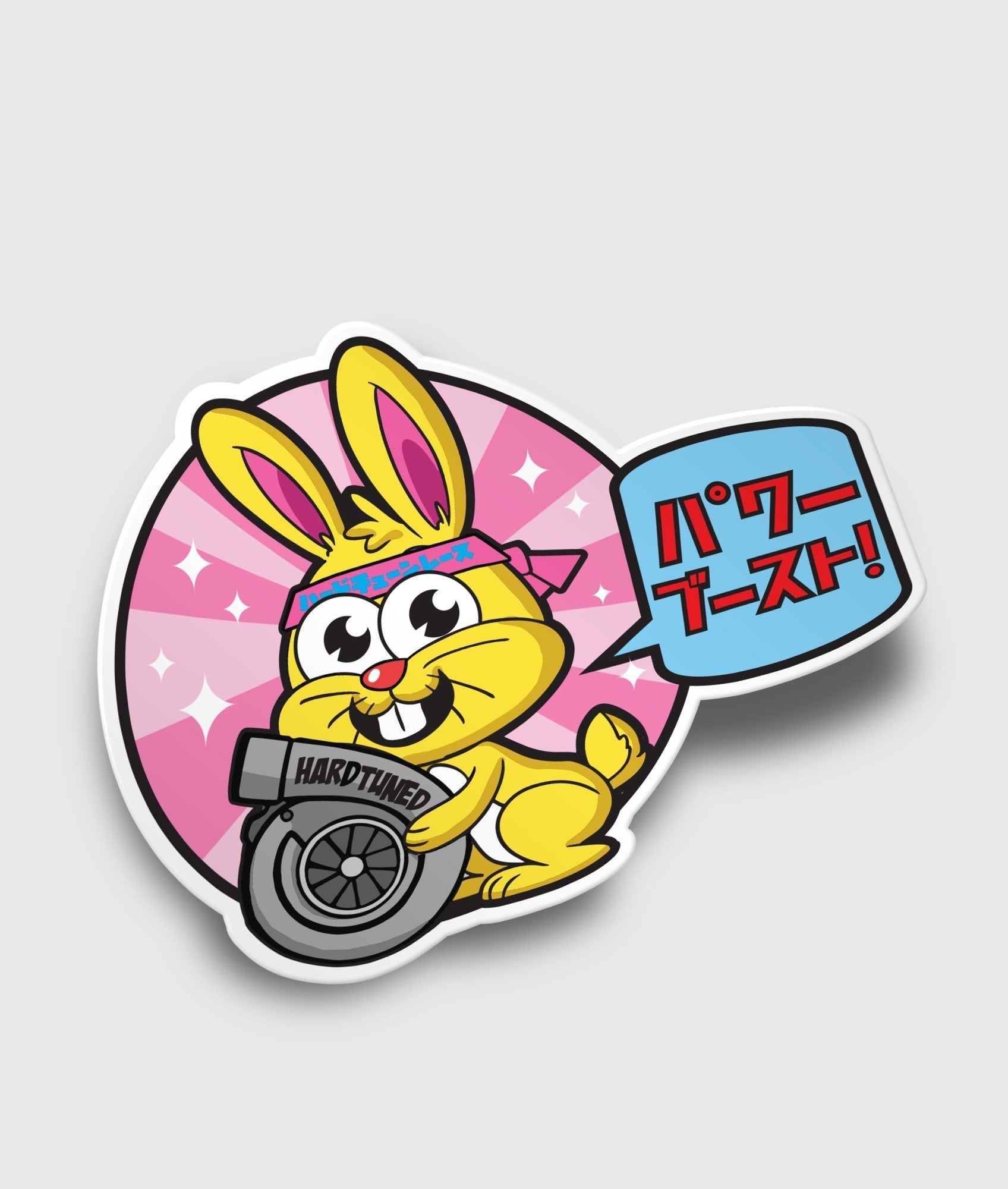 Sparkle Bunny Sticker - Hardtuned
