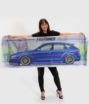 Subaru WRX Hatch Garage Flag - Hardtuned