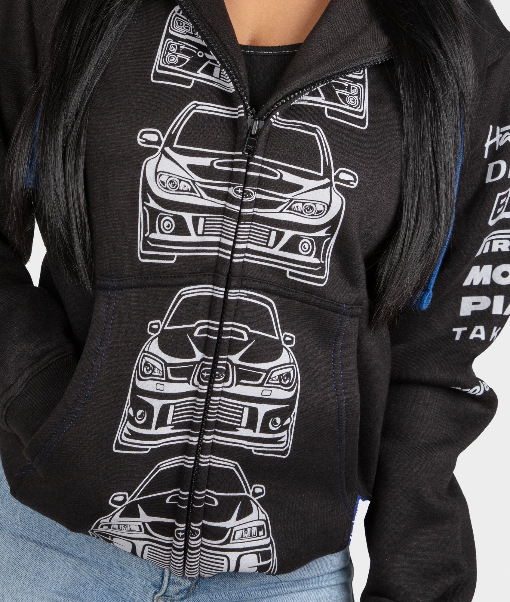 Subaru WRX STI Womens Hoodie - Hardtuned