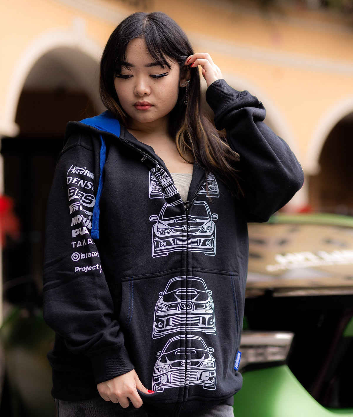 Subaru WRX STI Womens Hoodie - Hardtuned