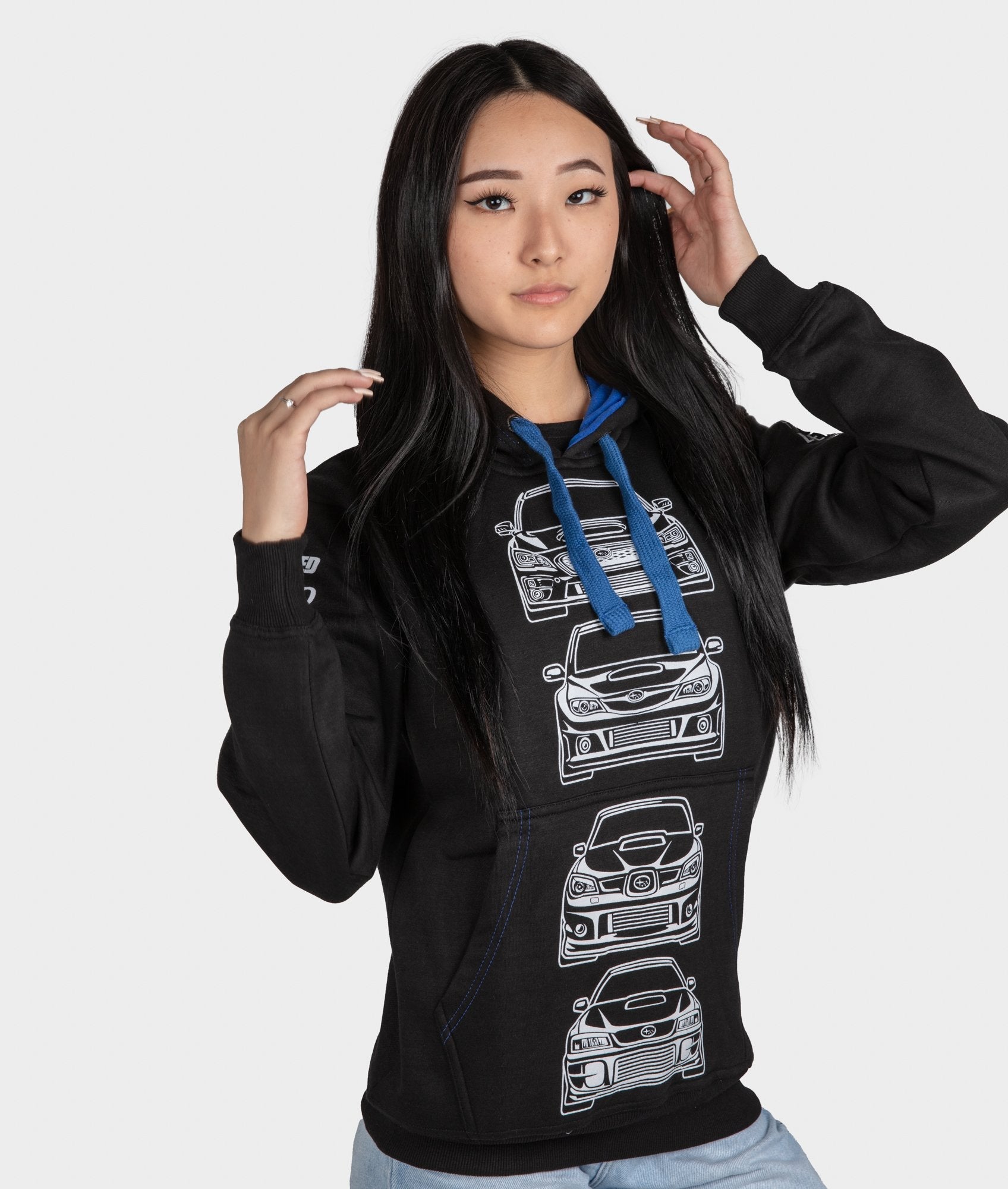 Subaru WRX STI Womens Pullover Hardtuned
