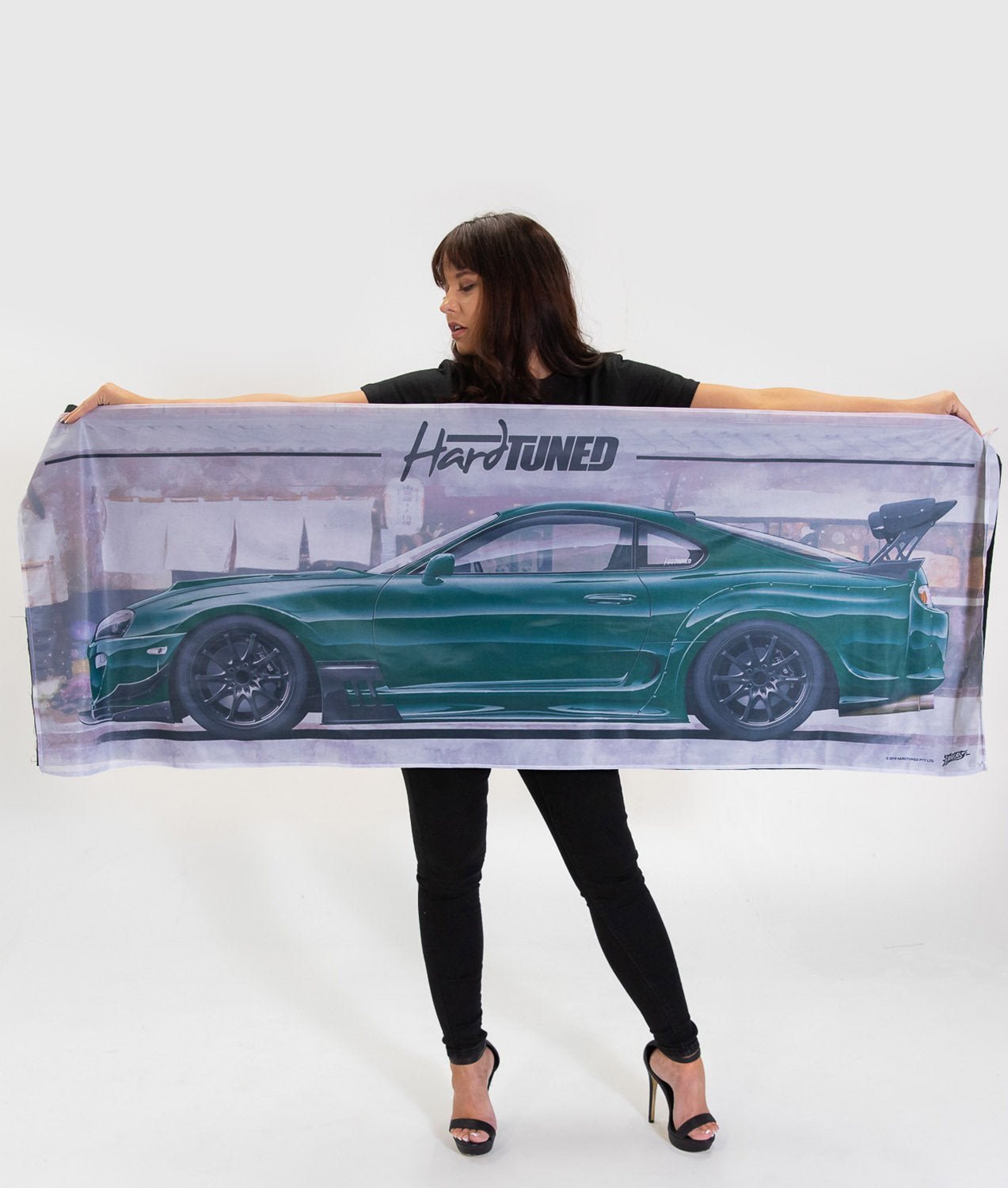 Toyota Supra MKIV Garage Flag – Hardtuned