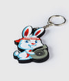 Turbo Bunny Rubber Key Ring - Hardtuned