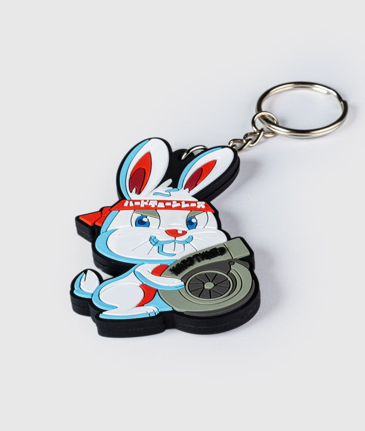 Rubbery Key Ring Turbo Bunny Rubber Key Ring - Hardtuned