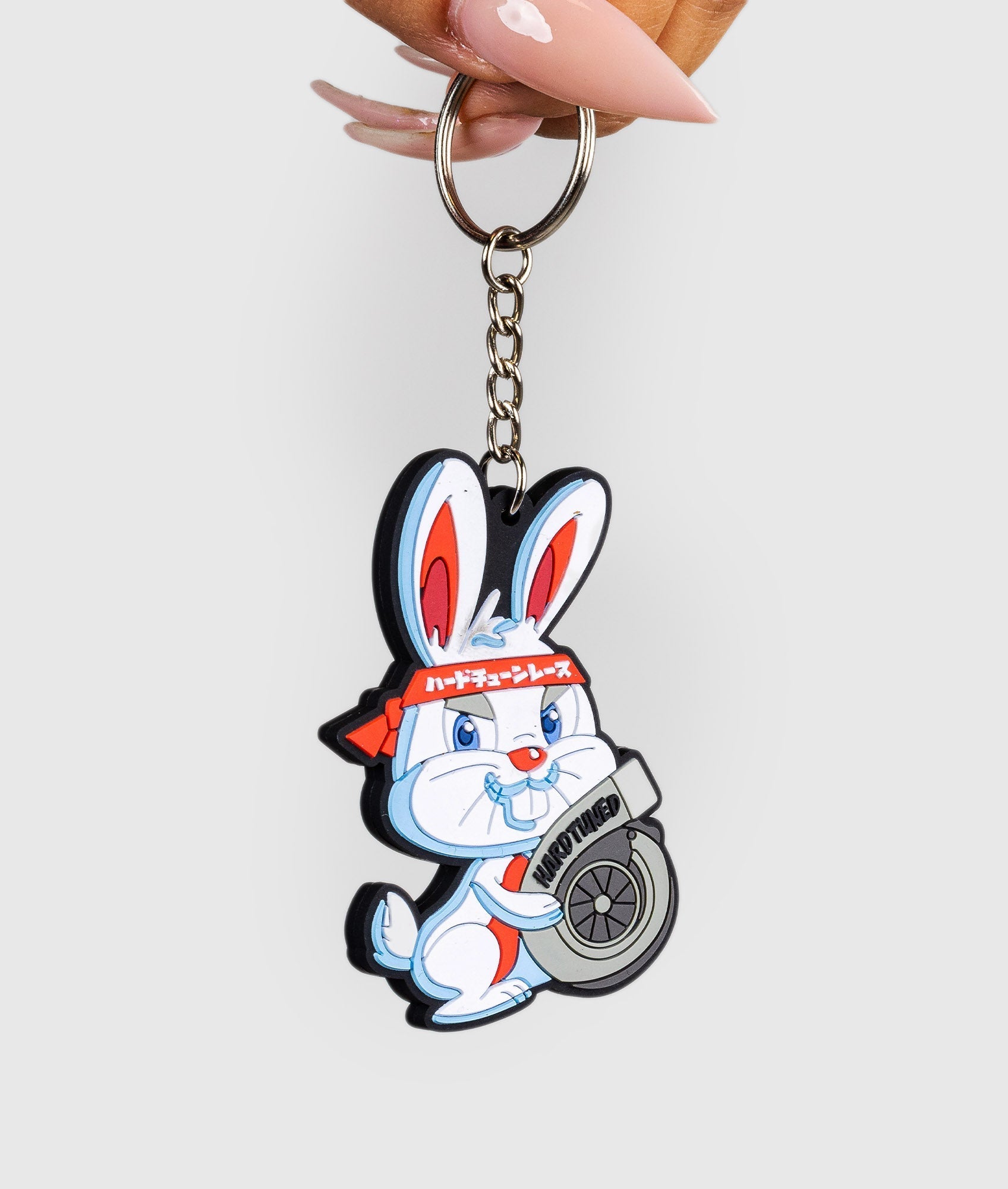 Turbo Bunny Rubber Key Ring - Hardtuned