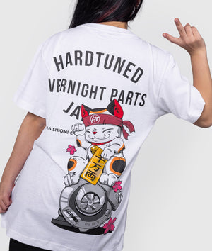 Women's Overnight Parts Kitty Tee - Hardtuned