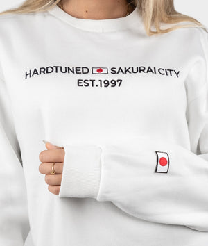 Womens Sakurai Sweater - White - Hardtuned