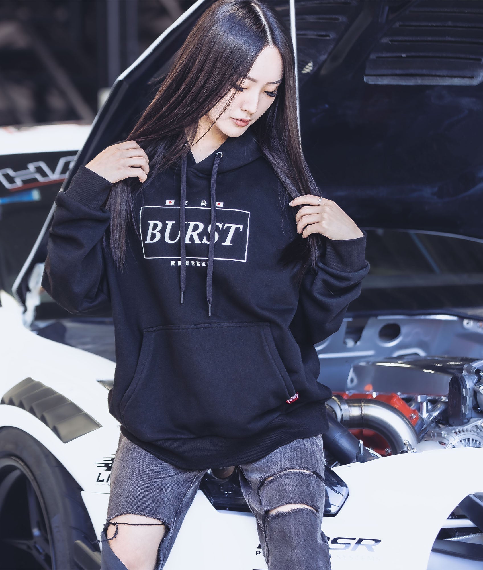 Women's Team Burst! Hoodie (Naoki Nakamura) – Hardtuned